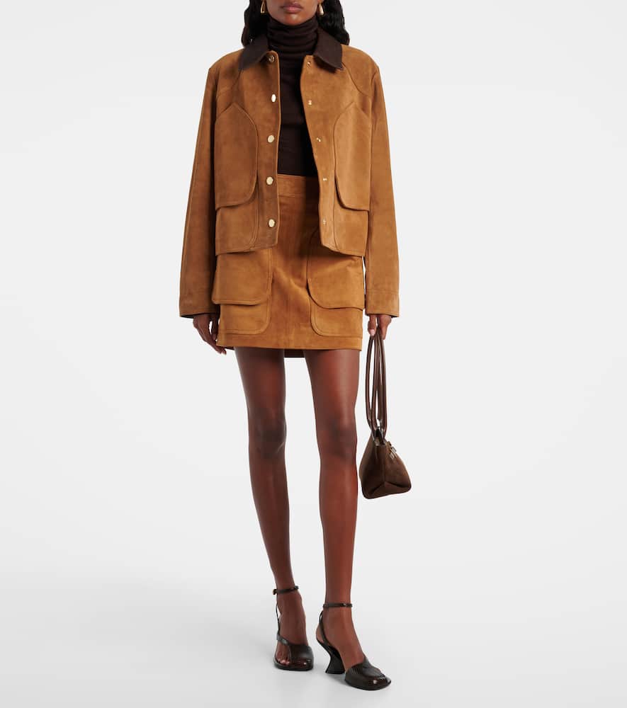 Norwood suede miniskirt