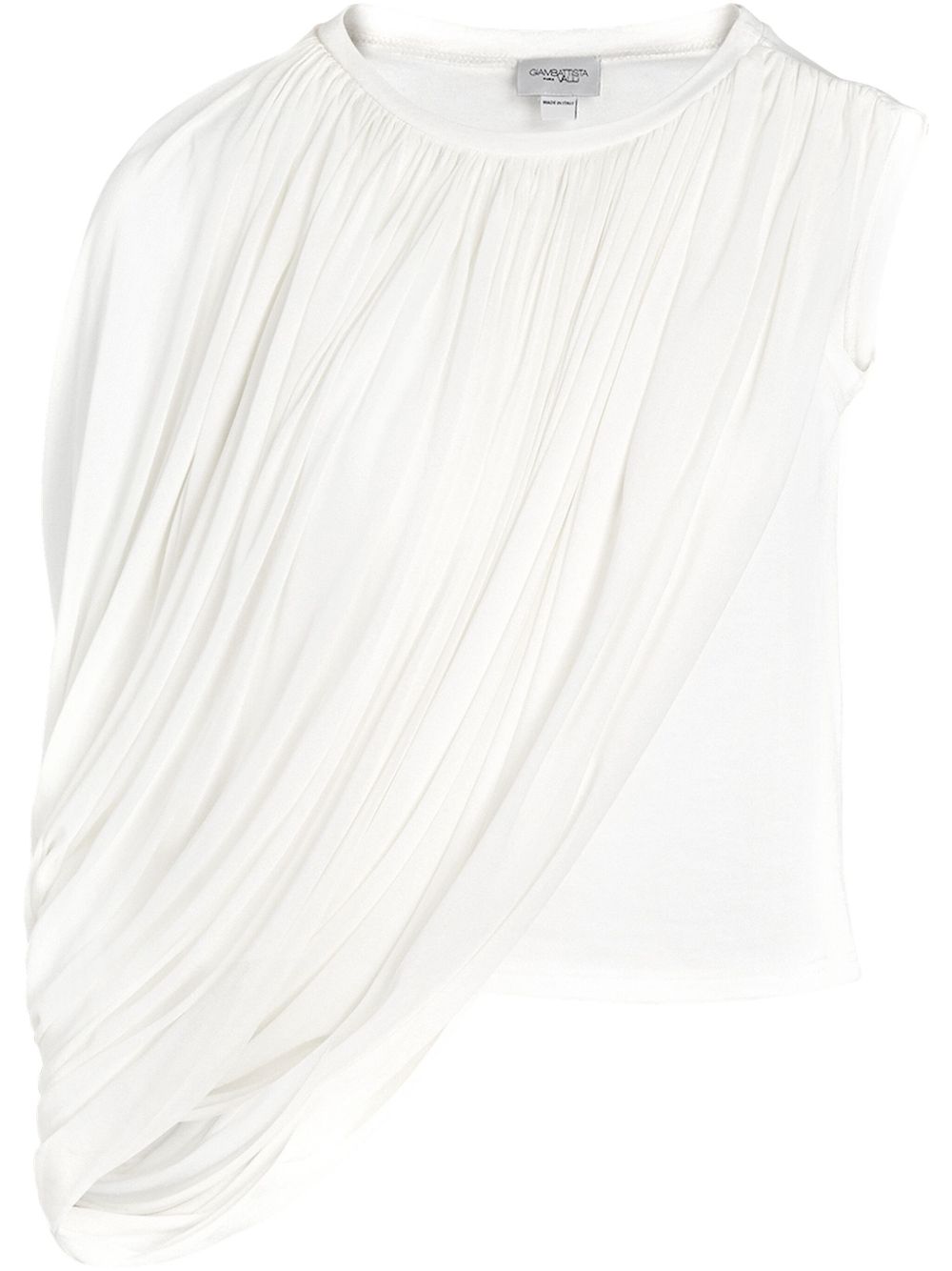 Giambattista Valli draped-detail blouse - White