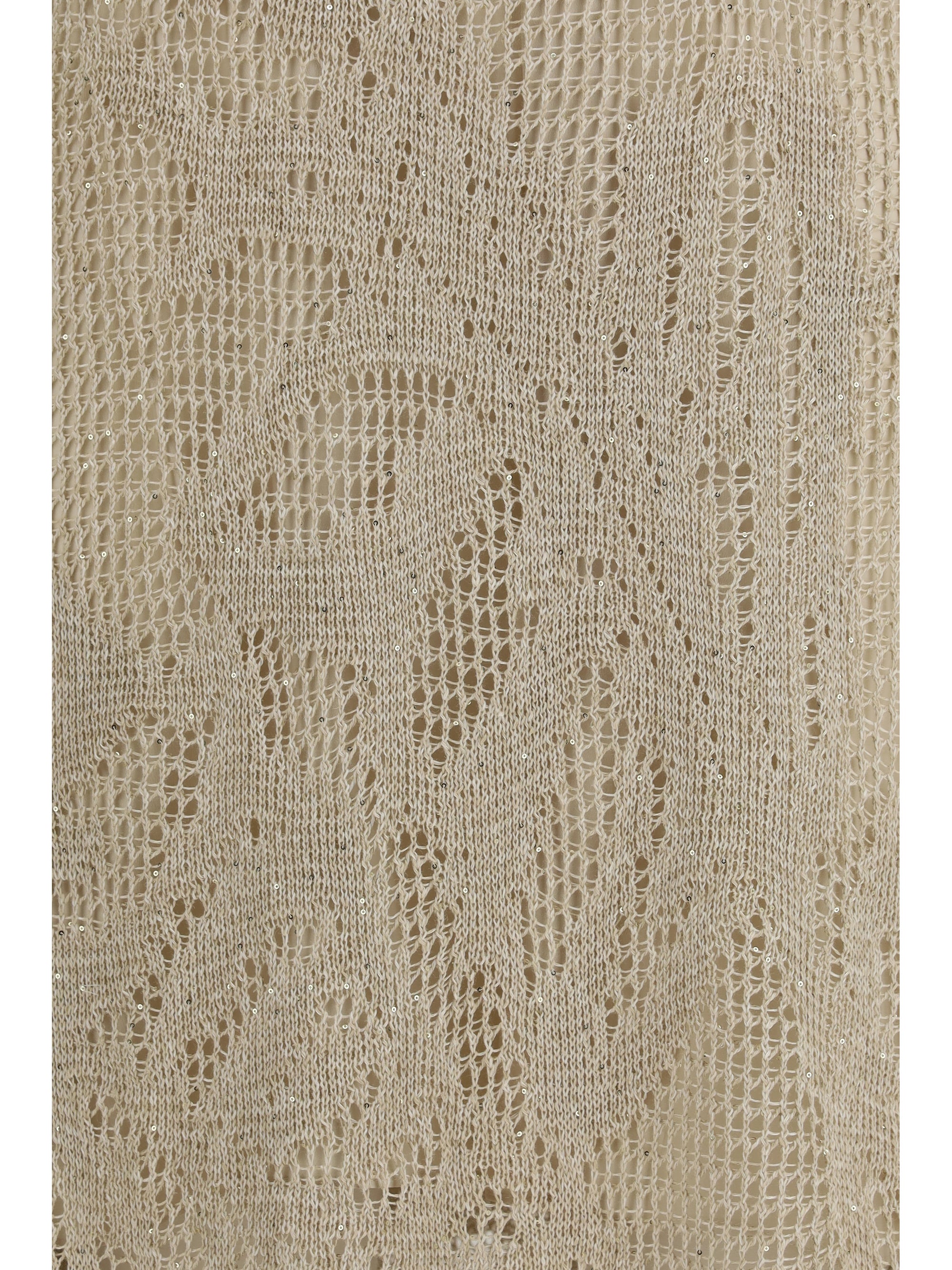 Water Lillies Dress — Beige