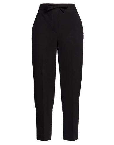 Woman Pants Black Size 8 Cotton, Elastane