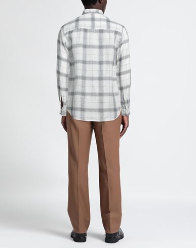 Man Shirt White Size S Linen