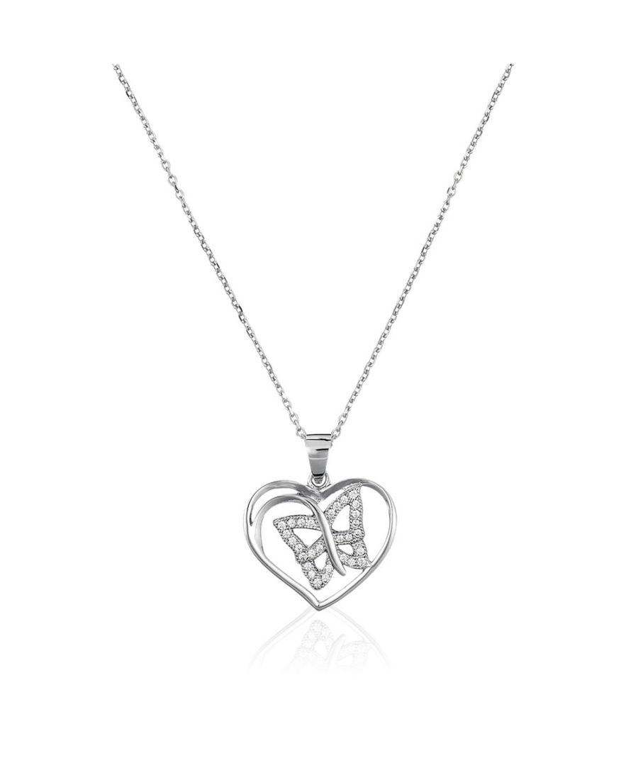 Orphelia WoMens 925 Sterling Silver Chain with Pendant - ZH-4878 - One