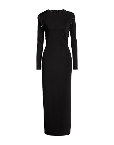 Woman Maxi dress Black Size S Viscose, Elastane