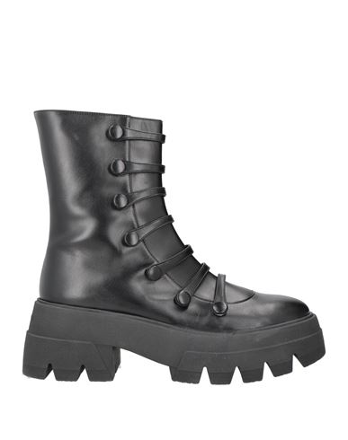 Woman Ankle boots Black Size 6 Leather