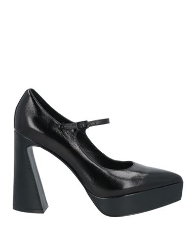 Woman Pumps Black Size 10 Leather