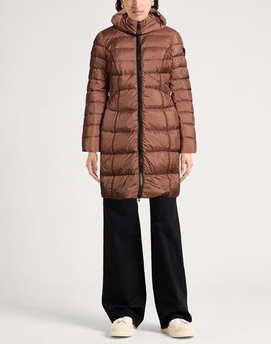 Woman Puffer Camel Size 12 Polyester