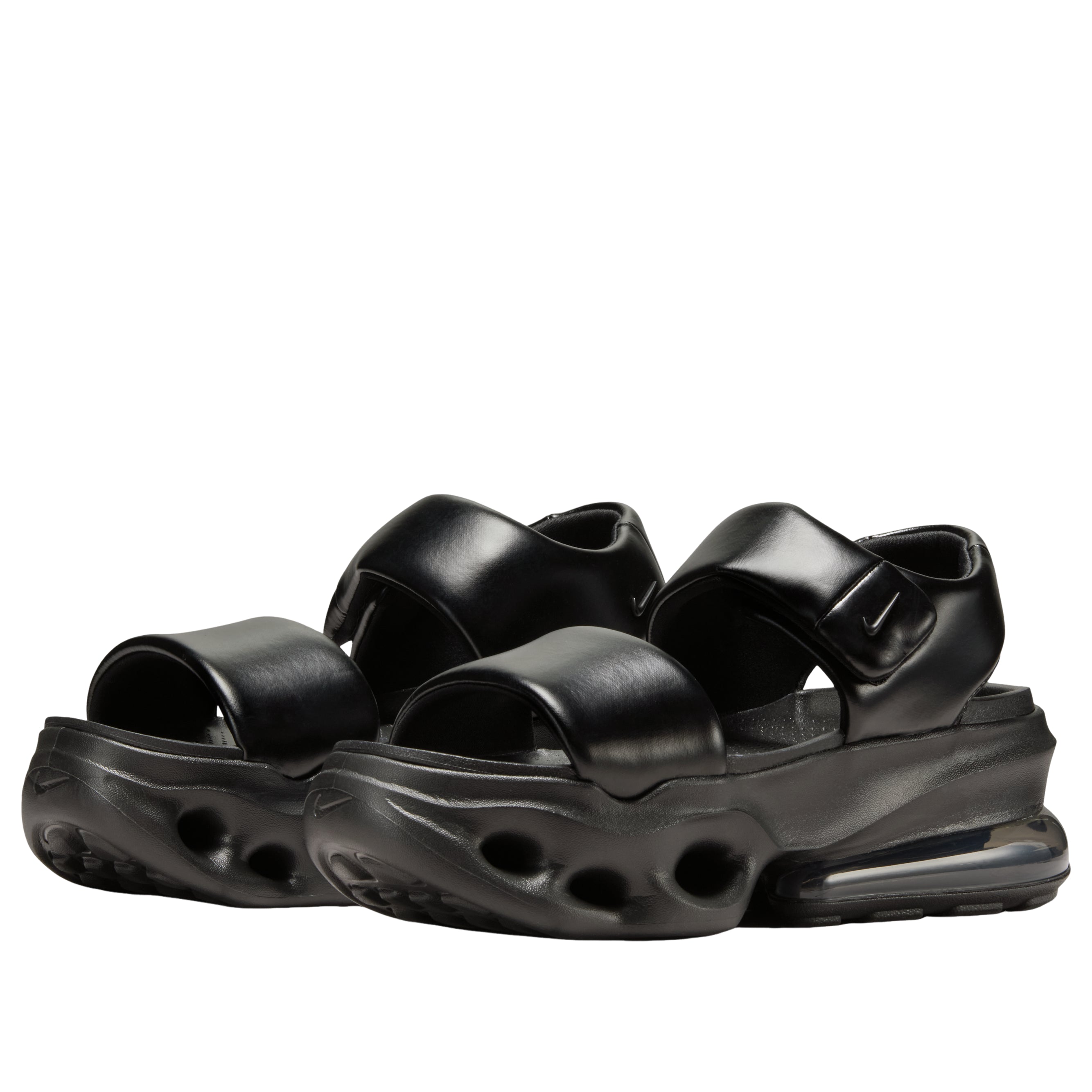 (WMNS) Air Max Halo Sandals 'Black Anthracite'