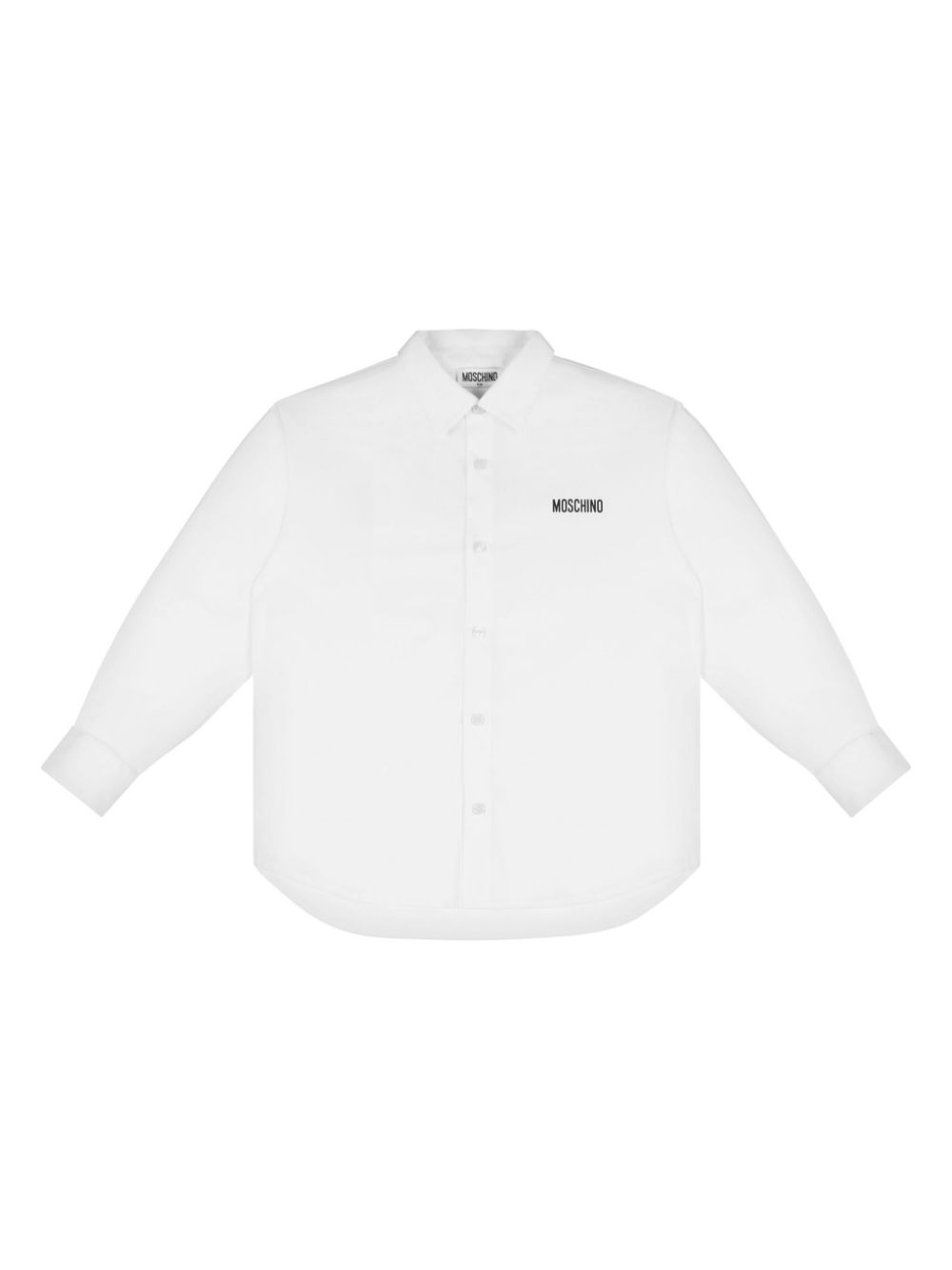 Barcode print shirt - White