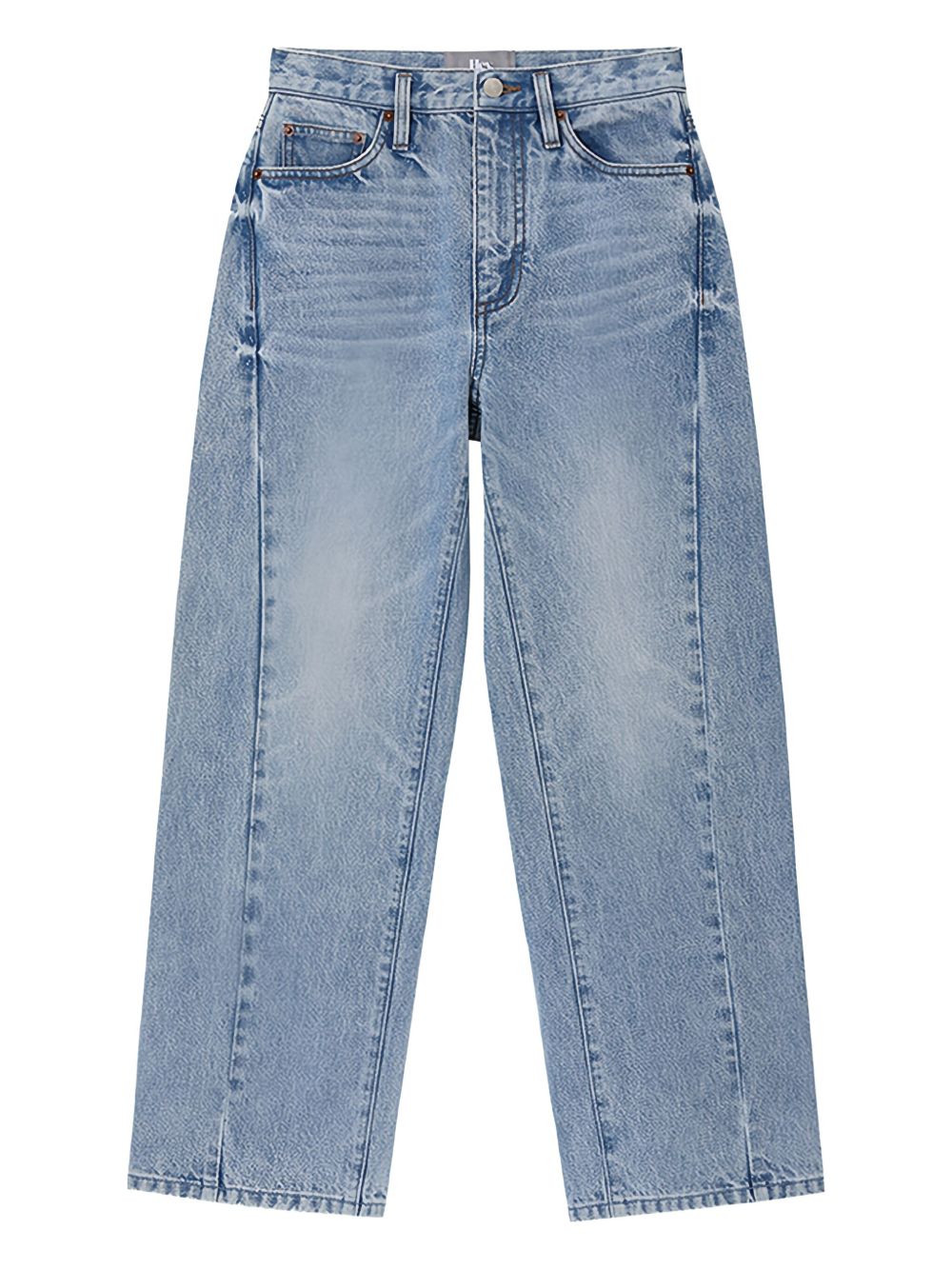 Logo-patch jeans - Blue