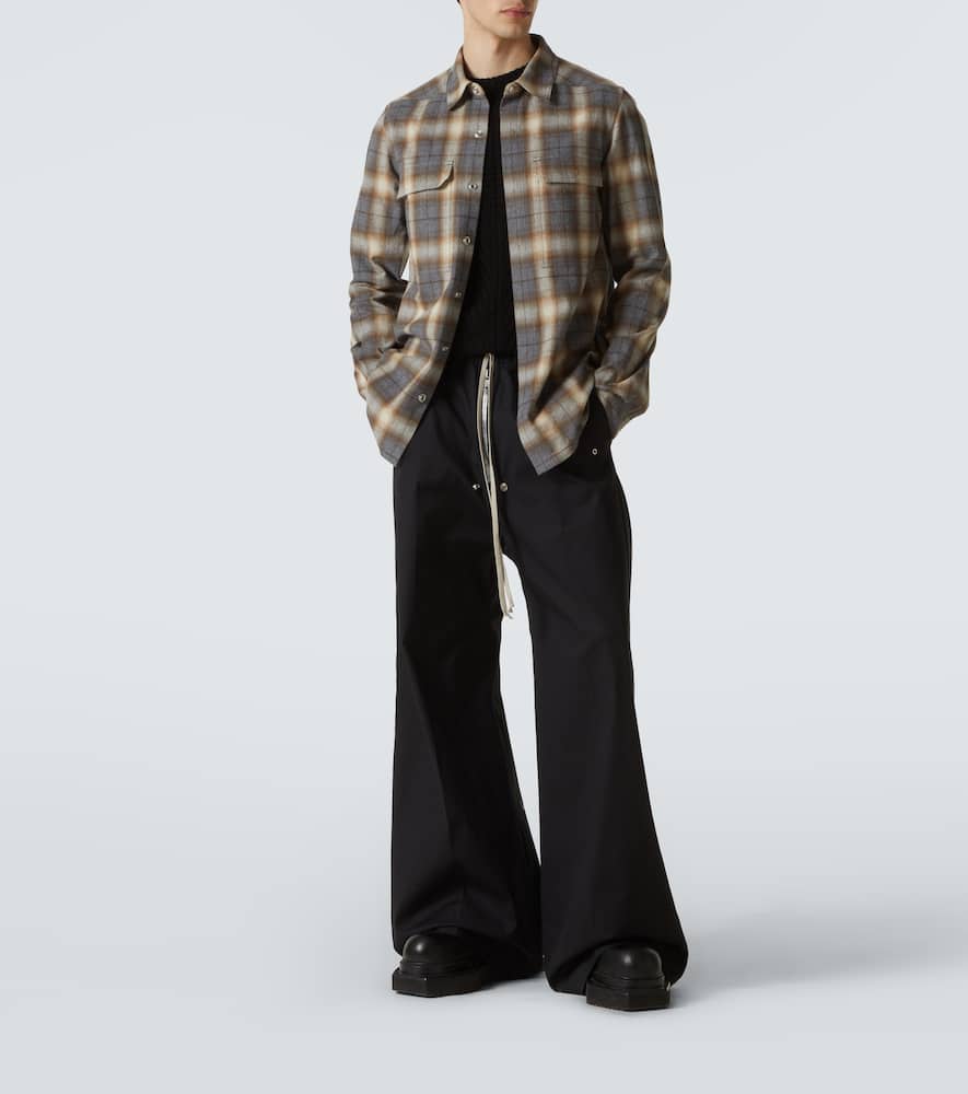 Plaid cotton shirt