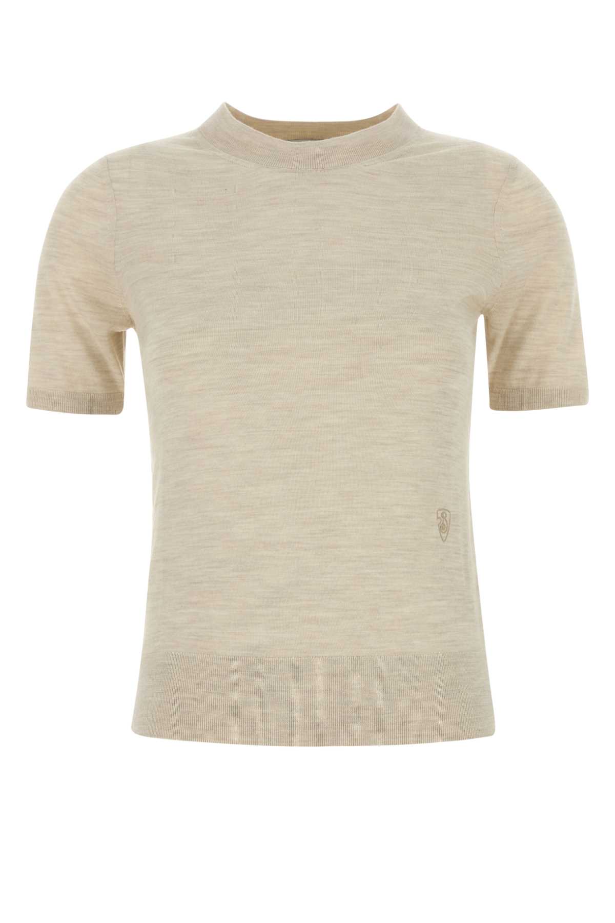 Light Beige Wool T-shirt