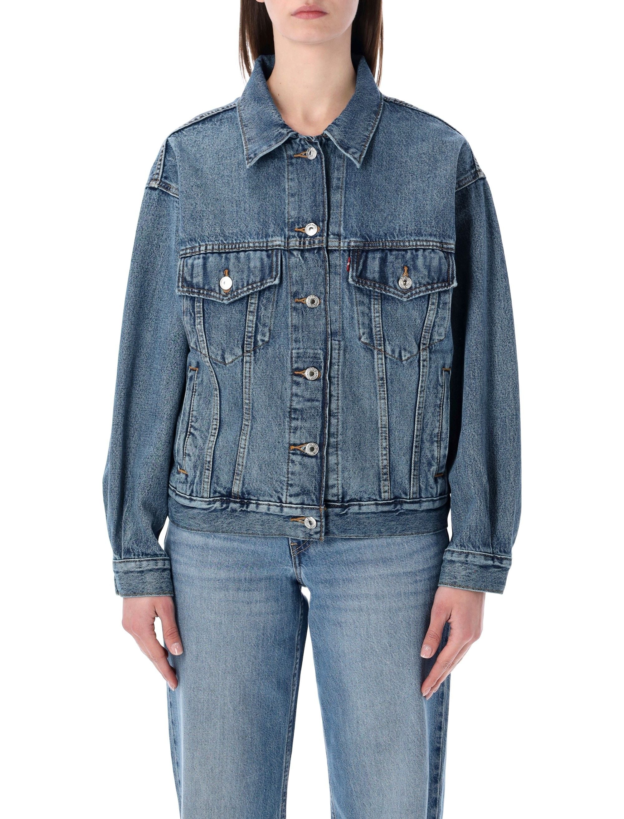 90s Trucker Jacket - Relaxed Fit Size S