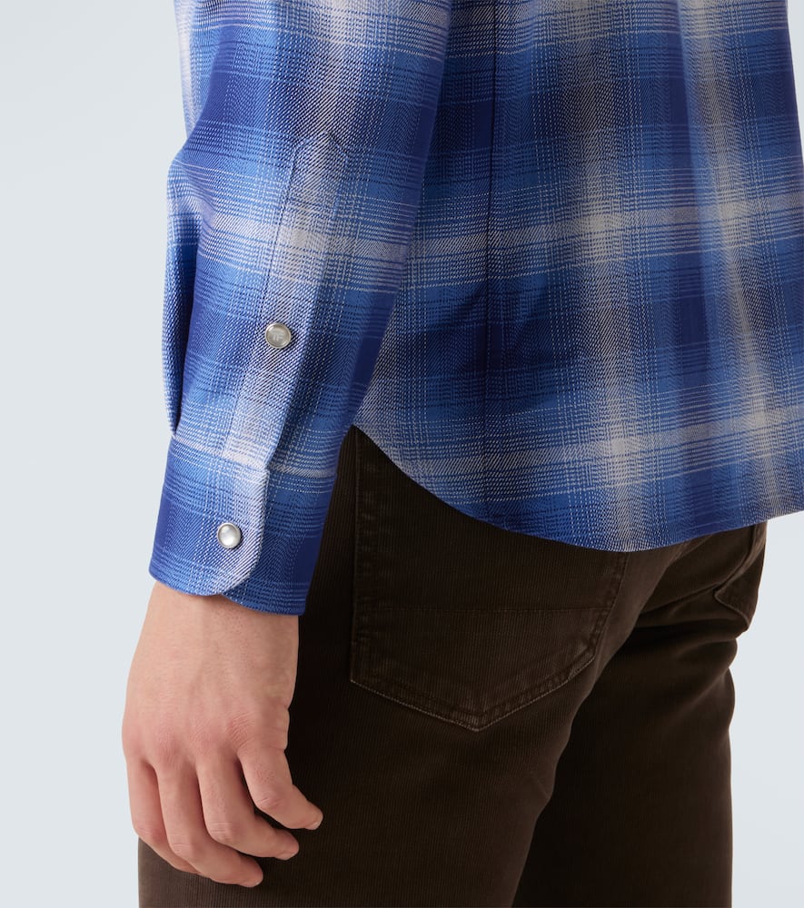 Checked cotton shirt