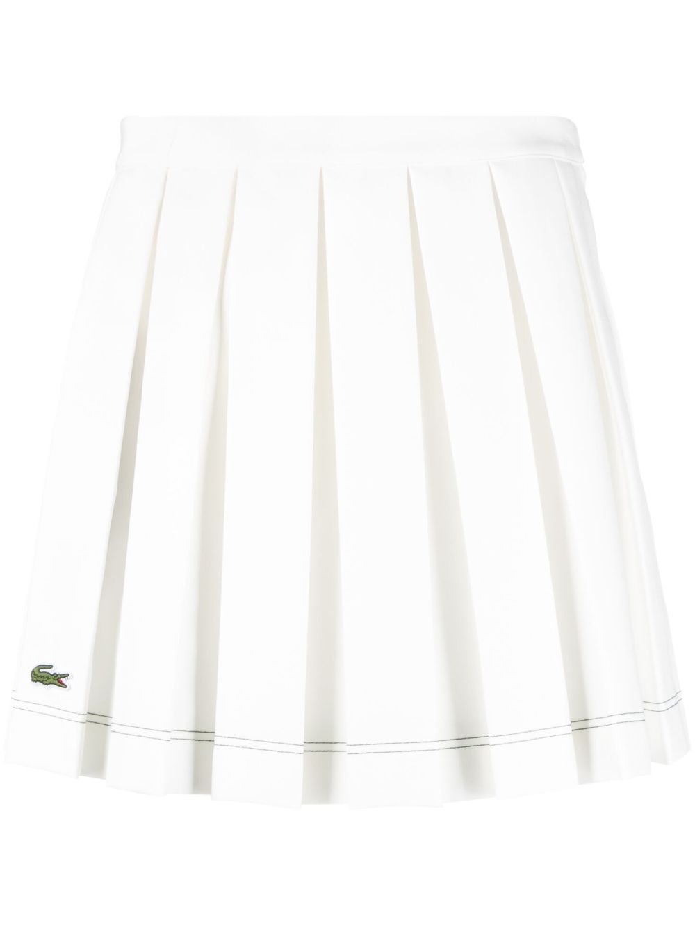 X Roland Garros A-line pleated miniskirt - White