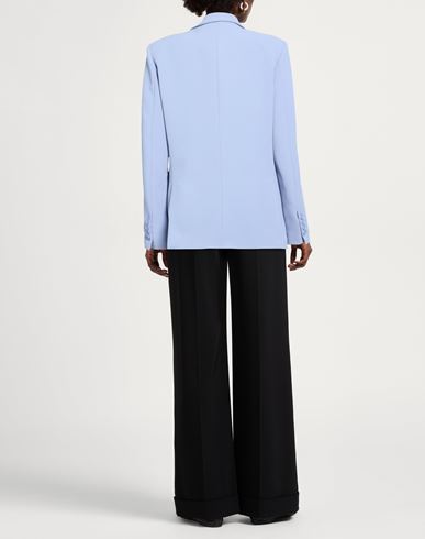 Woman Blazer Sky blue Size M Polyester, Elastane