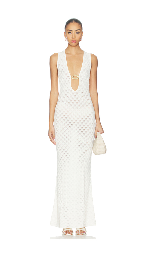 Away That Day Dominica Dress in Ivory. L/XL. Also in M/L, S/M