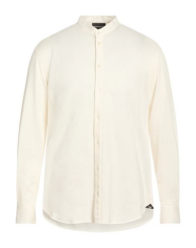 Man Shirt Ivory Size L Cotton