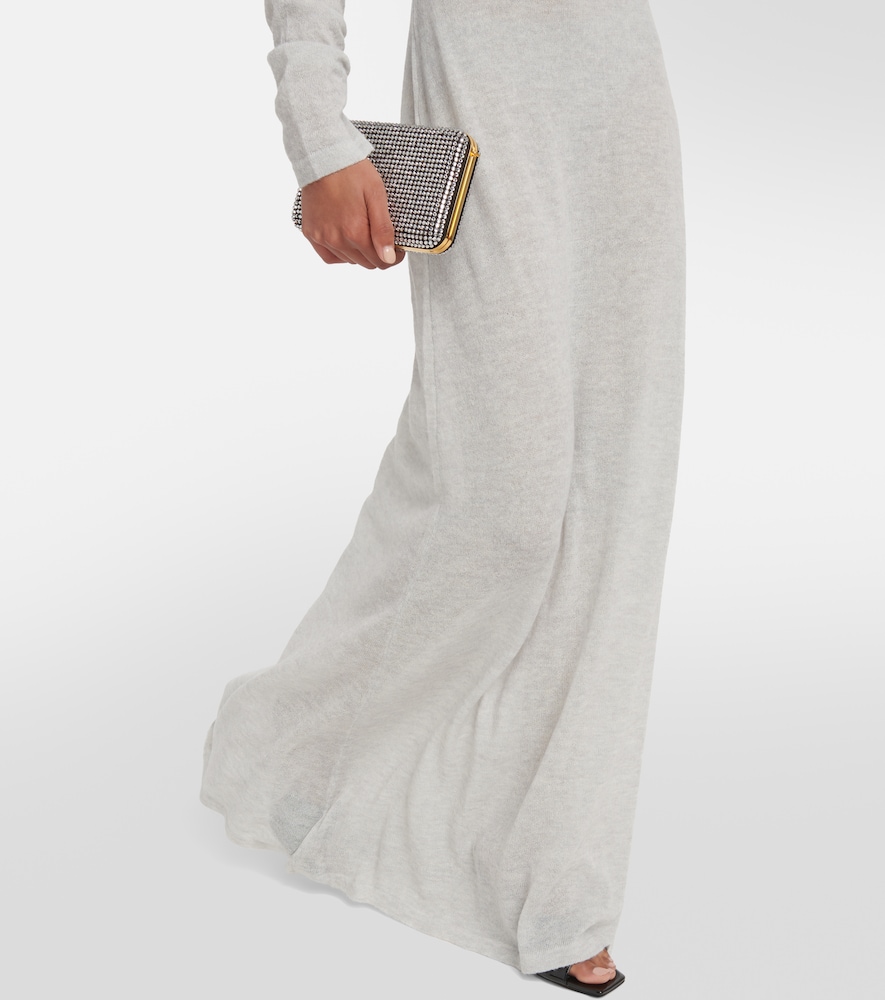 Alpaca-blend maxi dress