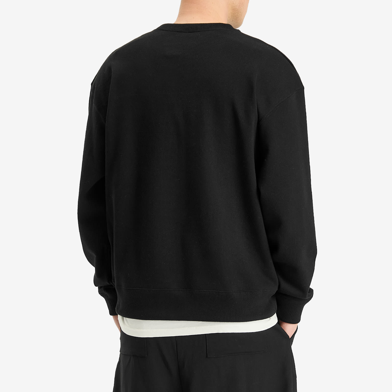 Uniform Experiment Men's Stencil Logo Sweatshirt in Black