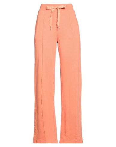 Woman Pants Orange Size M Cotton, Viscose