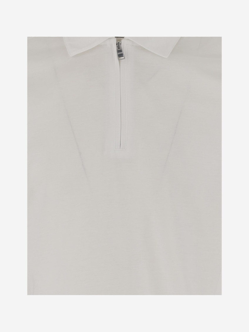 Beige Solid Shirt Collar Polo
