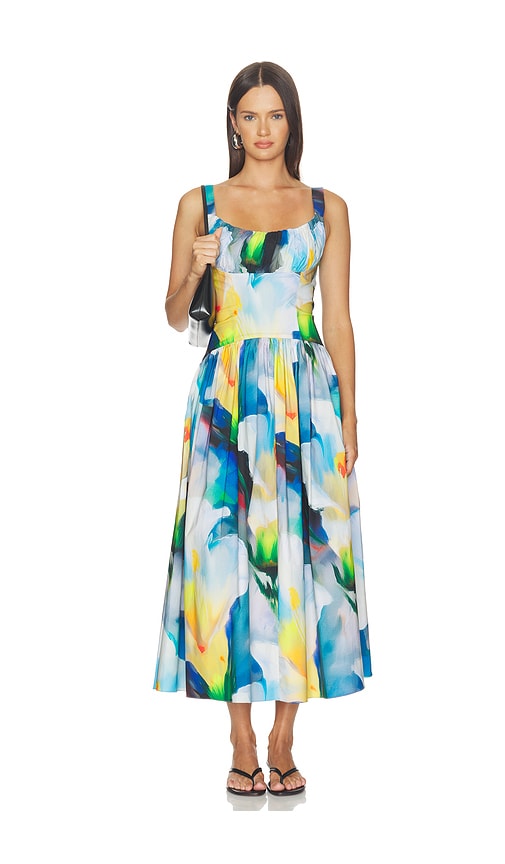Prabal Gurung ROBE DRESS en Blue. 4. Also