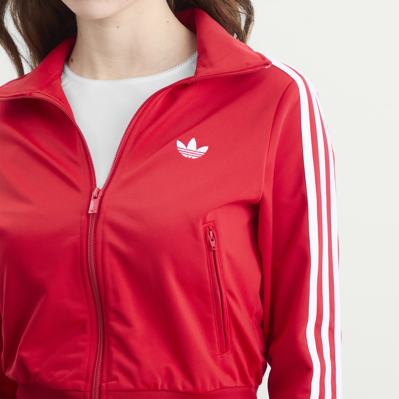 Women's Firebird Track Track Top Better Scarlet/White