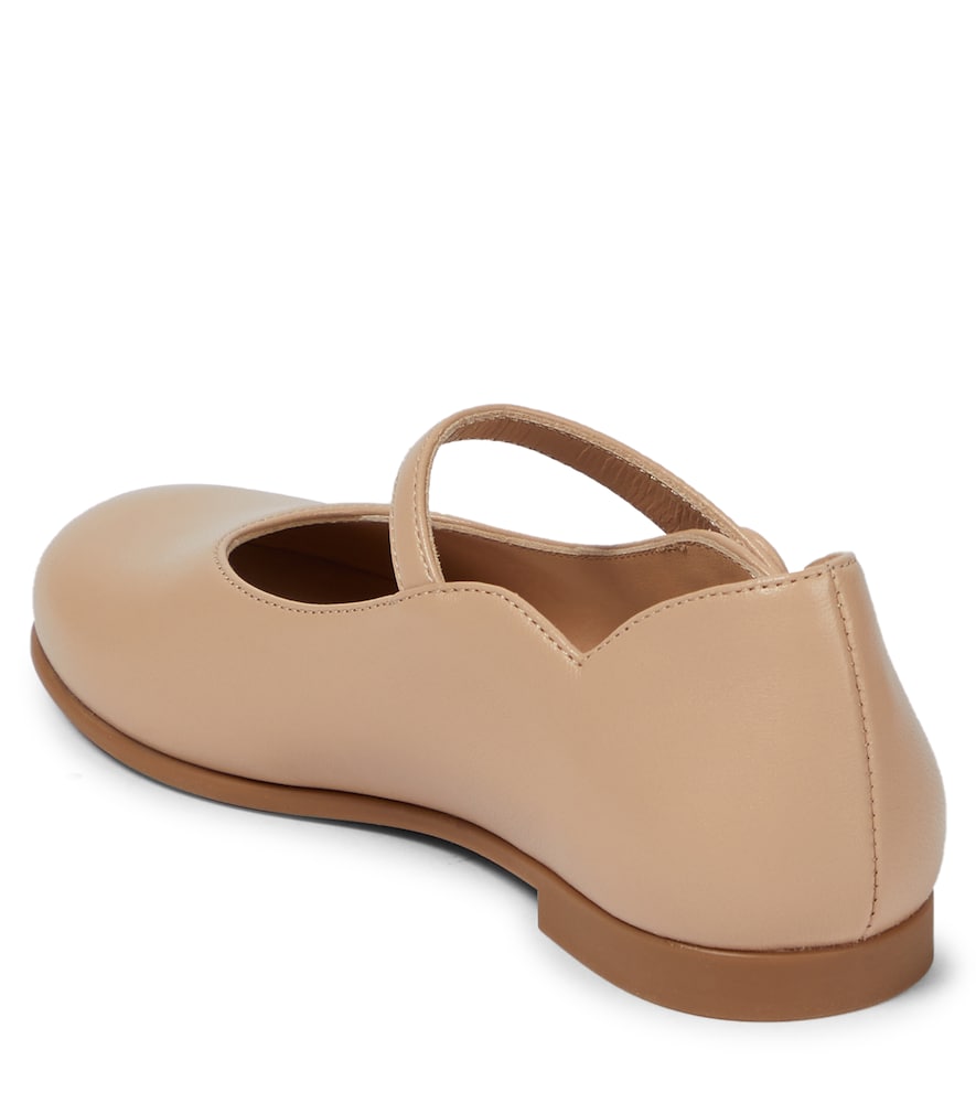 Christian Louboutin Kids Melodie leather ballet flats