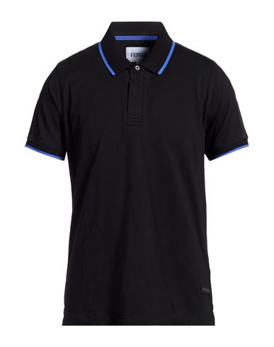 Man Polo shirt Black Size M Cotton