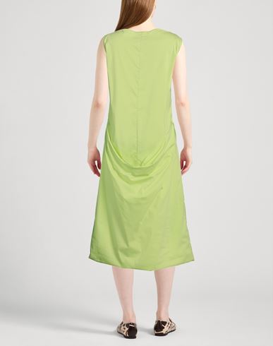 Liviana Conti Woman Midi dress Light green Size 12 Cotton, Polyamide, Elastane