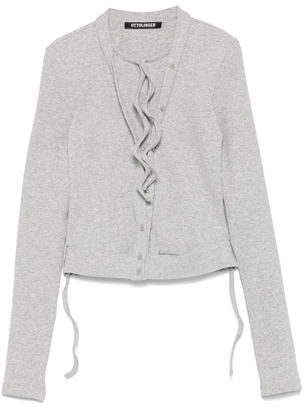 Double-closure cardigan - Grey