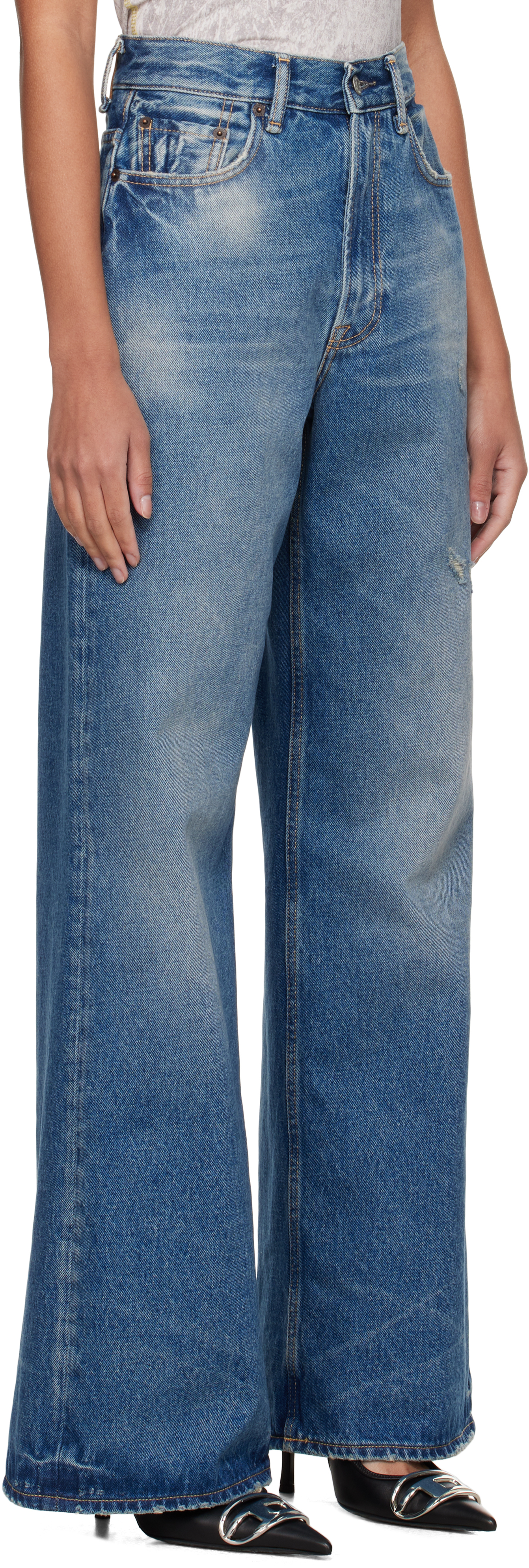 Acne Studios Blue Relaxed Fit 2022F Jeans