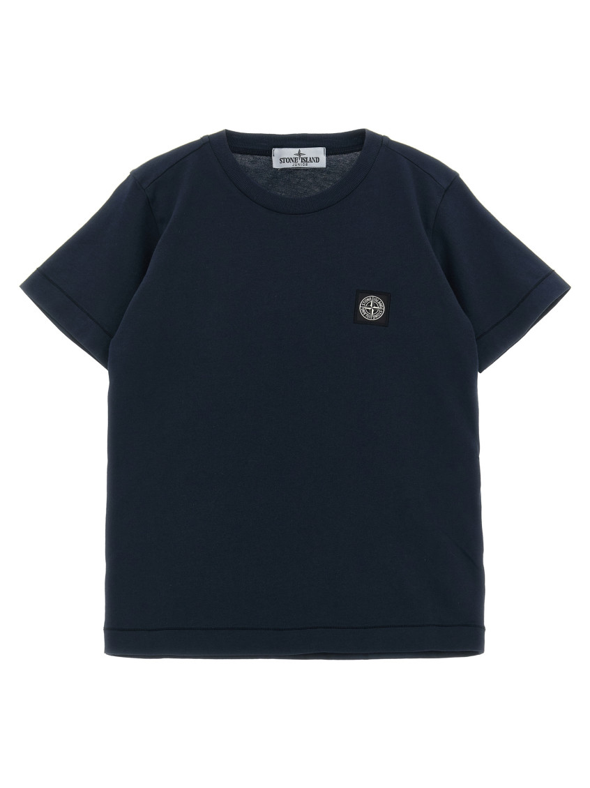 Boy Navy Blue Logo T-Shirt