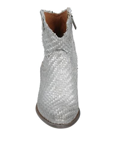 Woman Ankle boots Silver Size 7 Leather