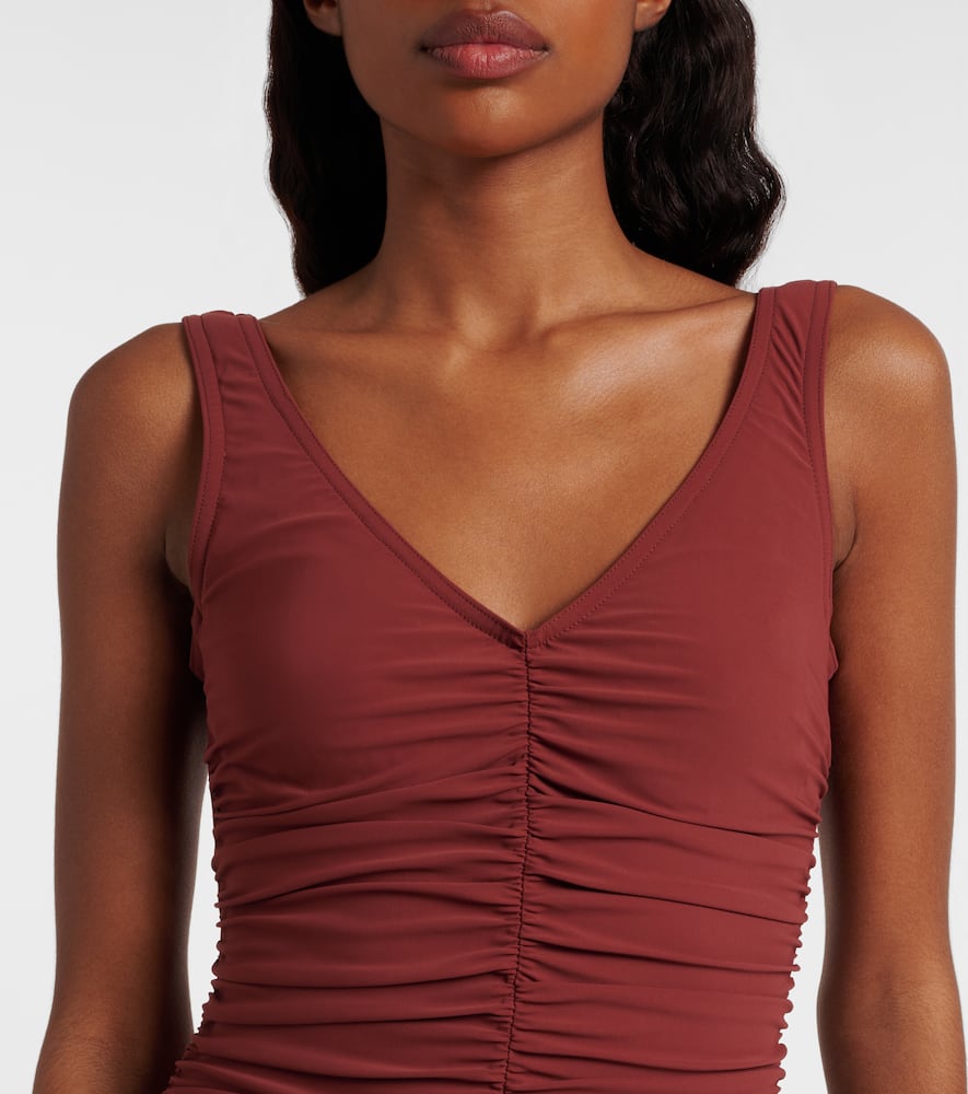 Basics ruched swimsuit