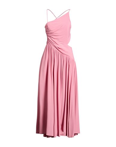 Woman Midi dress Pink Size 4 Acetate, Silk