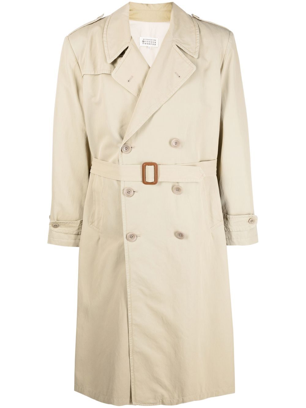 Mid-length trench coat - Neutrals