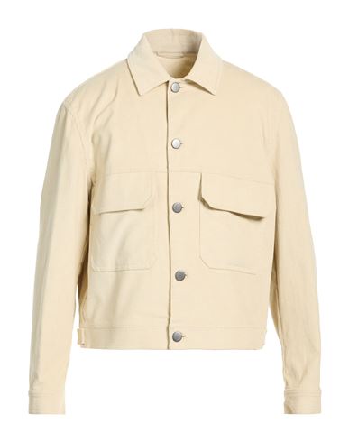 Man Jacket Ivory Size L Cotton