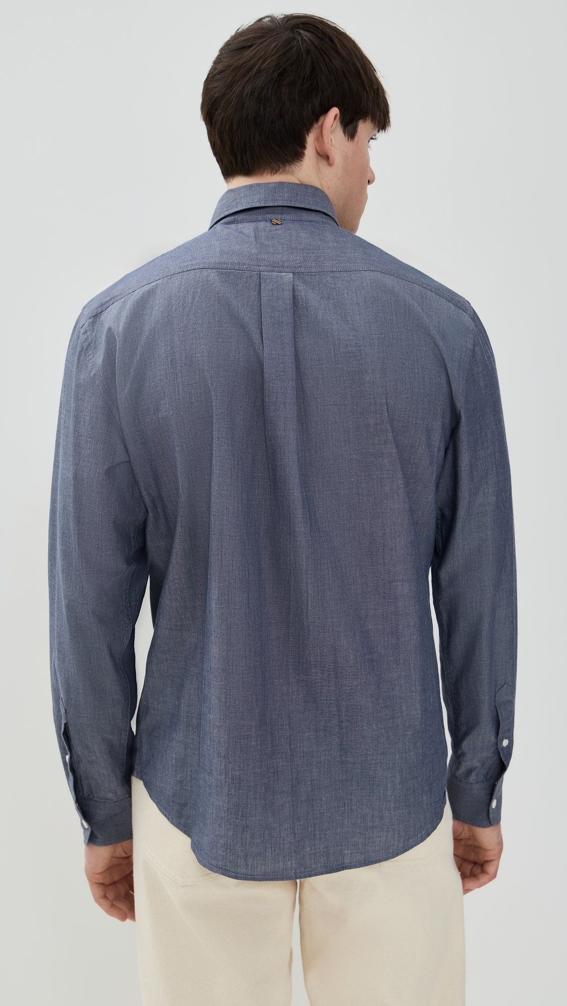 Billy Reid Msl 1-Pocket Shirt Blue
