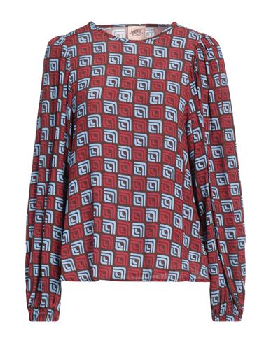 Même Road Woman Top Dark brown Size 6 Viscose