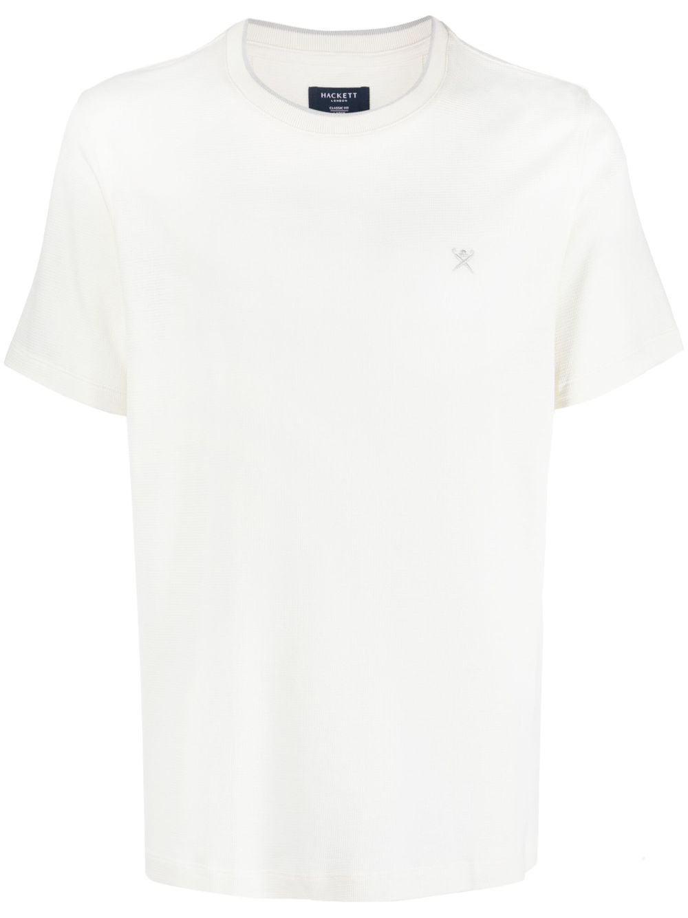 Embroidered-logo cotton T-Shirt - White