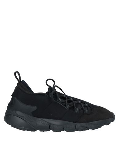 Comme Des Garçons X Man Sneakers Black Size 11 Soft Leather, Textile fibers