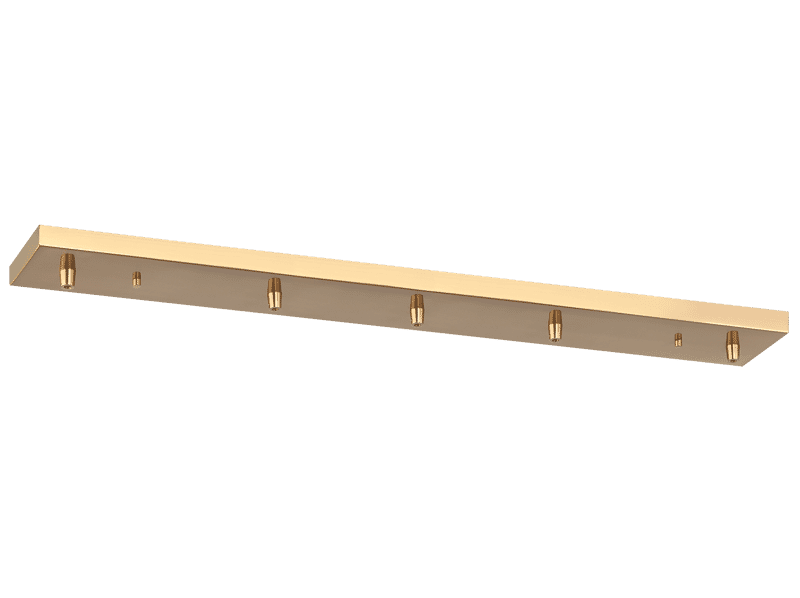 Matteo Multi Ceiling Canopy Line Voltage Lighting Accessory In Aged Gold Bra