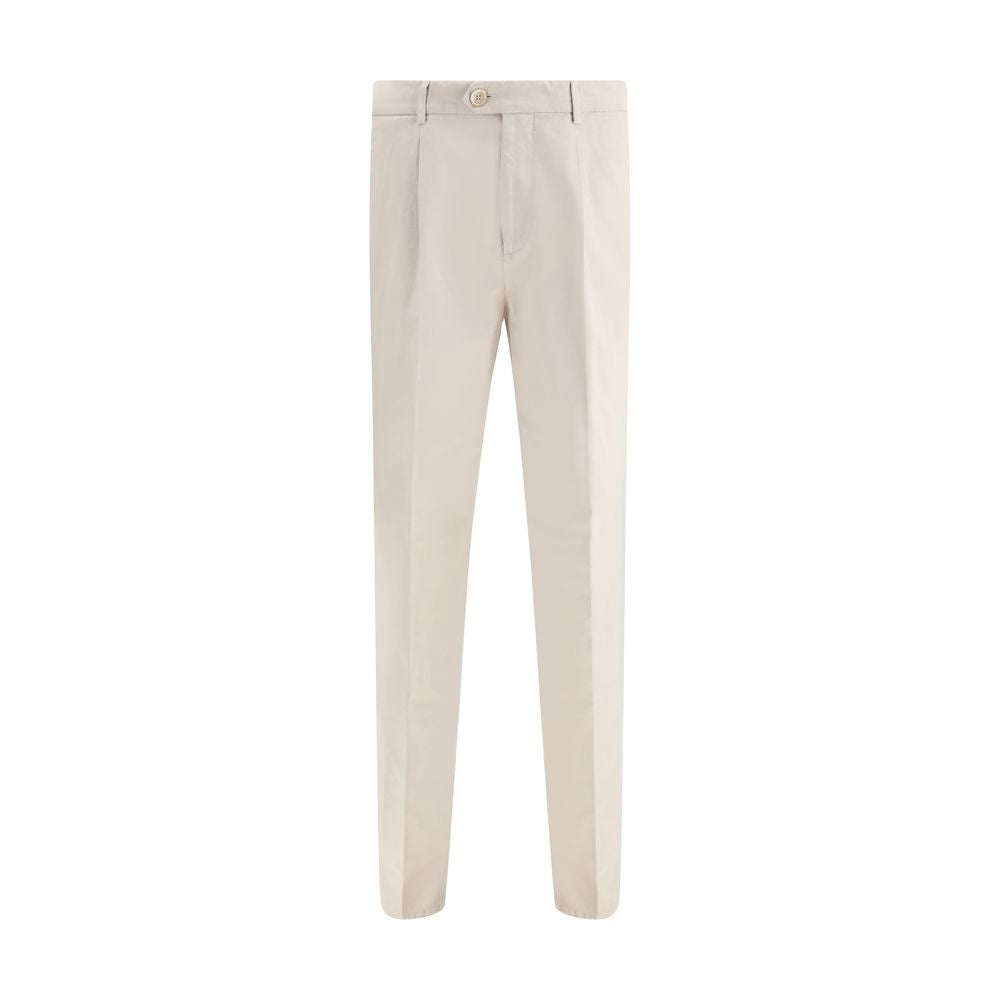 Cotton Trousers — Beige