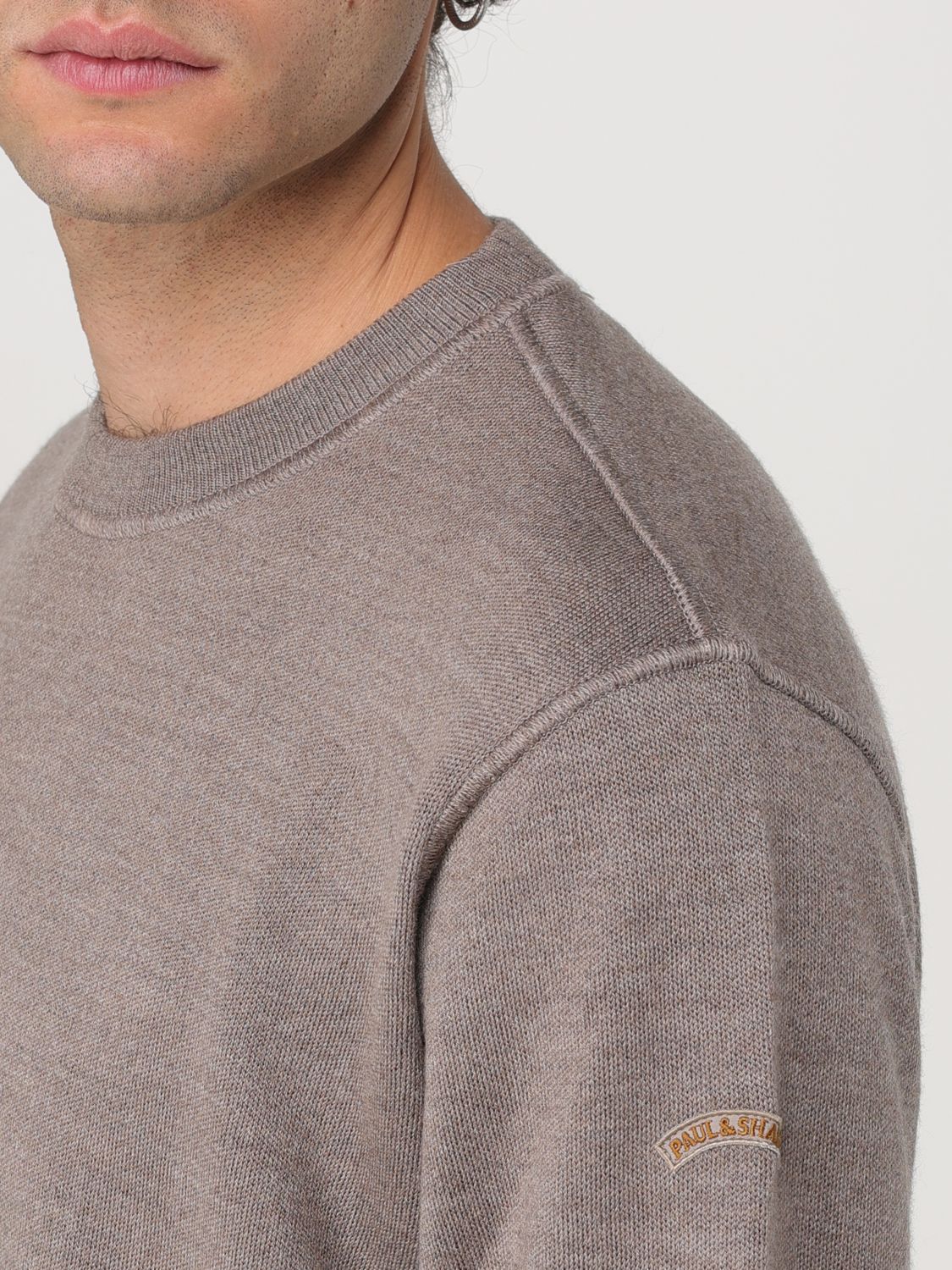 Crew-neck sweater - Neutrals