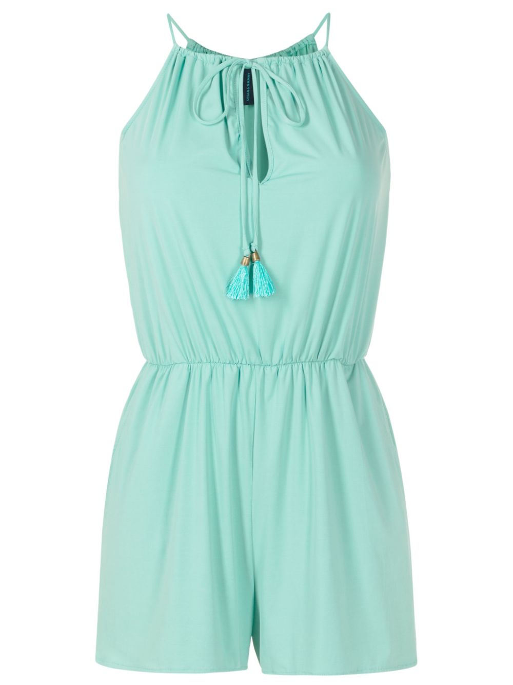 Laya sleeveless playsuit - Green