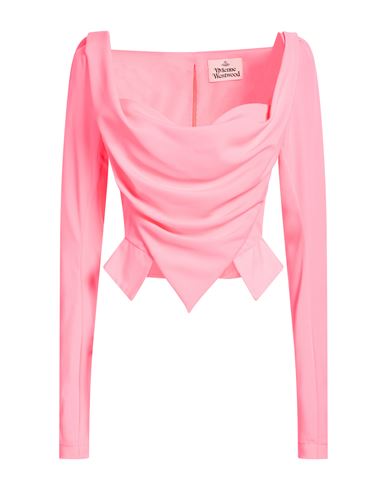Woman Top Fuchsia Size 4 Polyester