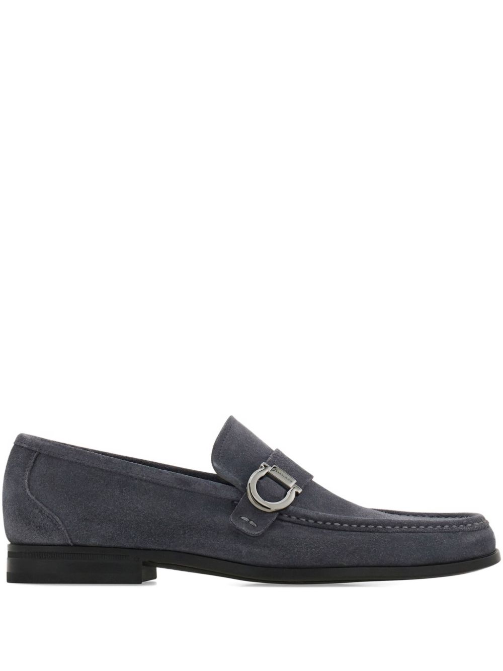 Ferragamo suede loafers - Grey