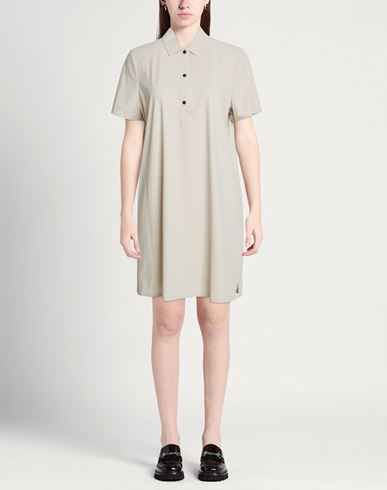Woman Mini dress Light grey Size S Polyamide, Elastane