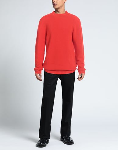 Amaranto Man Turtleneck Red Size XL Wool